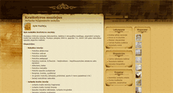 Desktop Screenshot of krastotyra.jnvm.lt